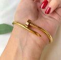 Stainless Steel Nail Bracelet for Girls | High Quality Women Fashion Bangle