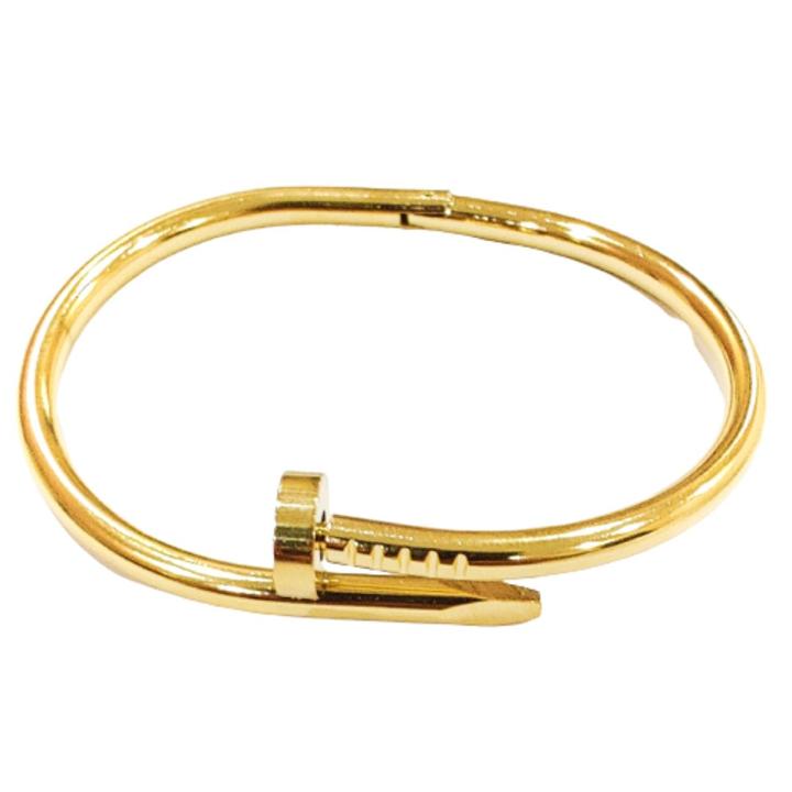 Stainless Steel Nail Bracelet for Girls | High Quality Women Fashion Bangle
